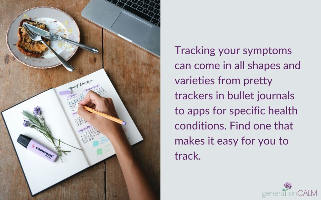 using a journal to track mood